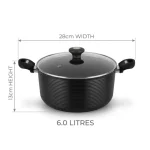 AMBITION COOKING POT 28CM 6LITERS