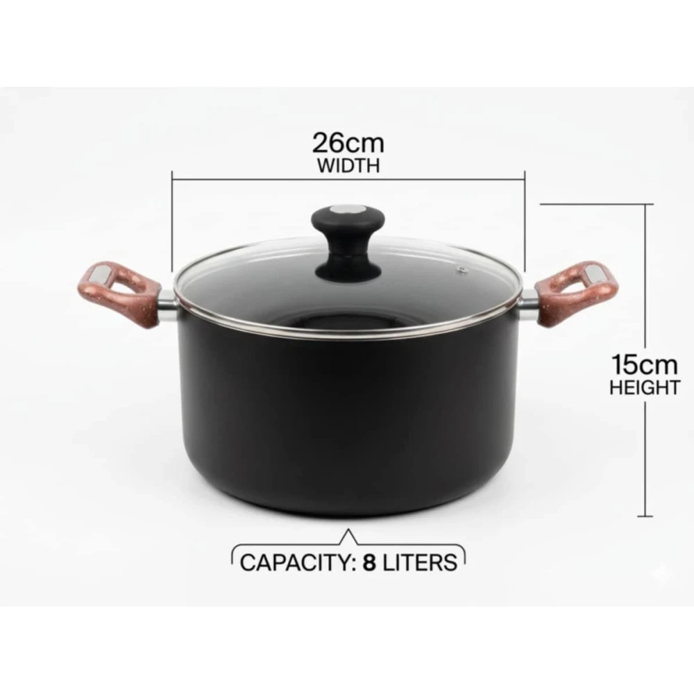 image COOKING POT 26CM 8LITERS - Image 1