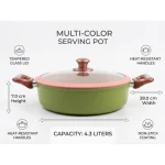 MD CASA COOKING POT 28CM 4.3LITERS