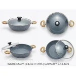 CUCINA & COTTURA COOKING POT 28CM 3.4LITERS - Image 2