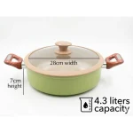 MD CASA COOKING POT 28CM 4.3LITERS