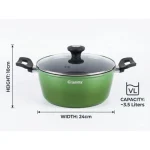 GRAMMY COOKING POT 24CM 3.5 LITERS
