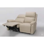 Vidaxl Two Seater Recliner CREAM FABRIC (SKU-324098).