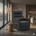 VidaXL Lift Chair Fabric DARK GREY FABRIC (SKU-321237).