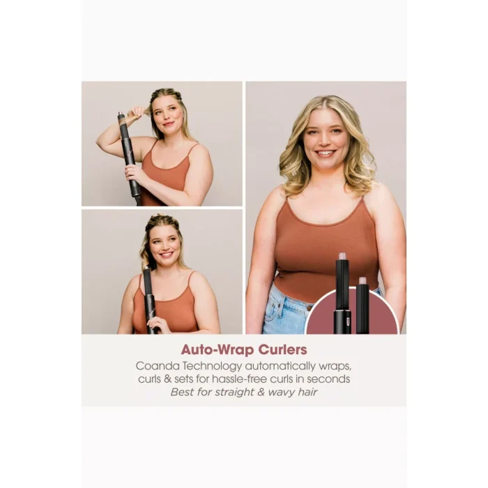 Shark FlexStyle 5-In-1 Air Styler & Hair Dryer, Storage Case, Black Gift Edition - Image 6