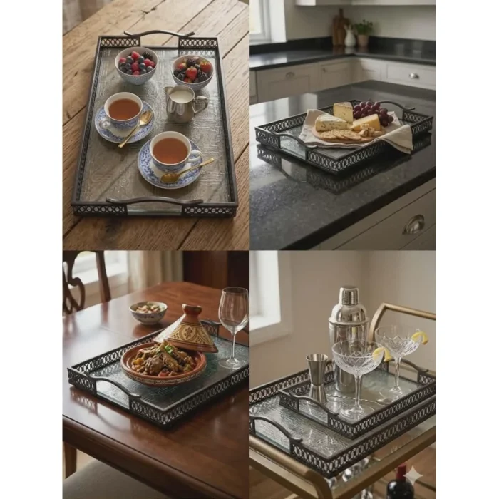 ARTISAN GLASS TRAY HW-24-27 - Image 2