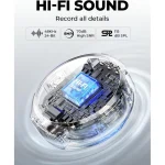 Hollyland LARK M2 Wireless Microphone for iPhone, Android and Camera, 48KHz 24Bit Hi-Fi Audio, 1000ft LOS Range, Noise Cancellation, 40H Duration for Vlogging, YouTube, Streaming - Image 2