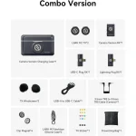 Hollyland LARK M2 Wireless Microphone for iPhone, Android and Camera, 48KHz 24Bit Hi-Fi Audio, 1000ft LOS Range, Noise Cancellation, 40H Duration for Vlogging, YouTube, Streaming - Image 9