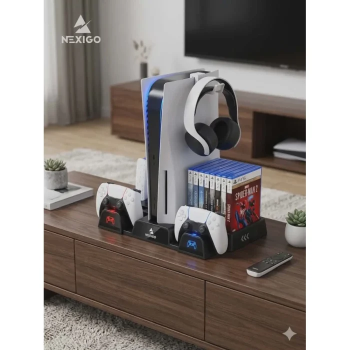 Multifunction Cooling Stand For PS5 and PS5 Slim - Image 2