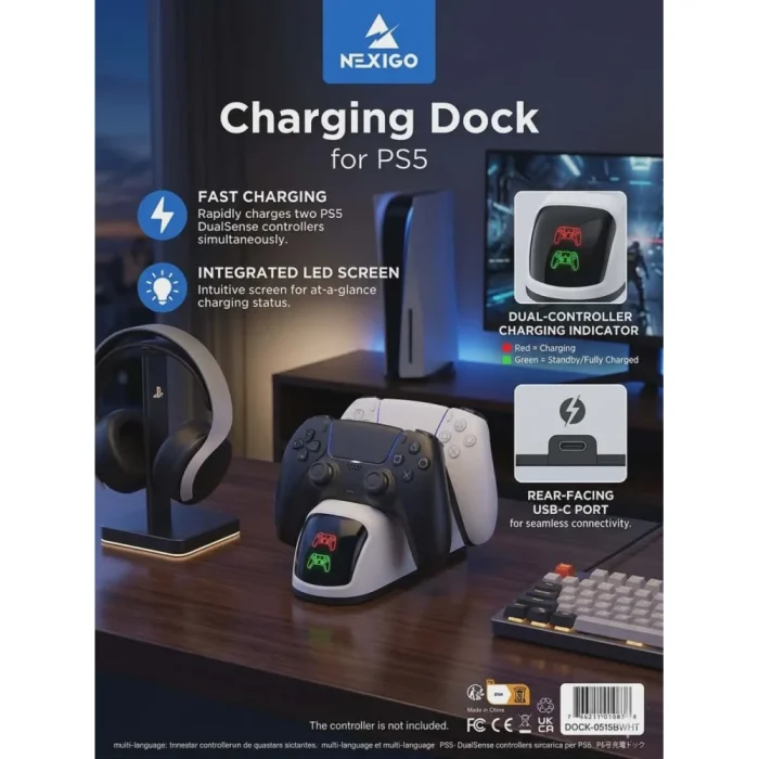 NEXIGO Charging Dock for PS5 - Image 2