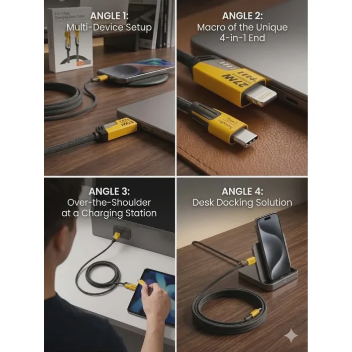 4in1 Charging Data Cable (Bm-041) - Image 2