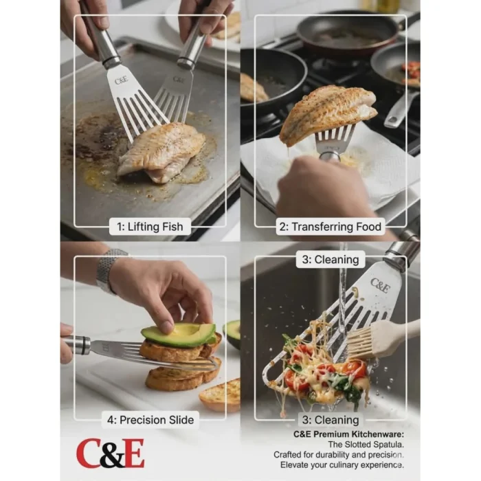 C&E SLOTTED SPATULA - Image 2