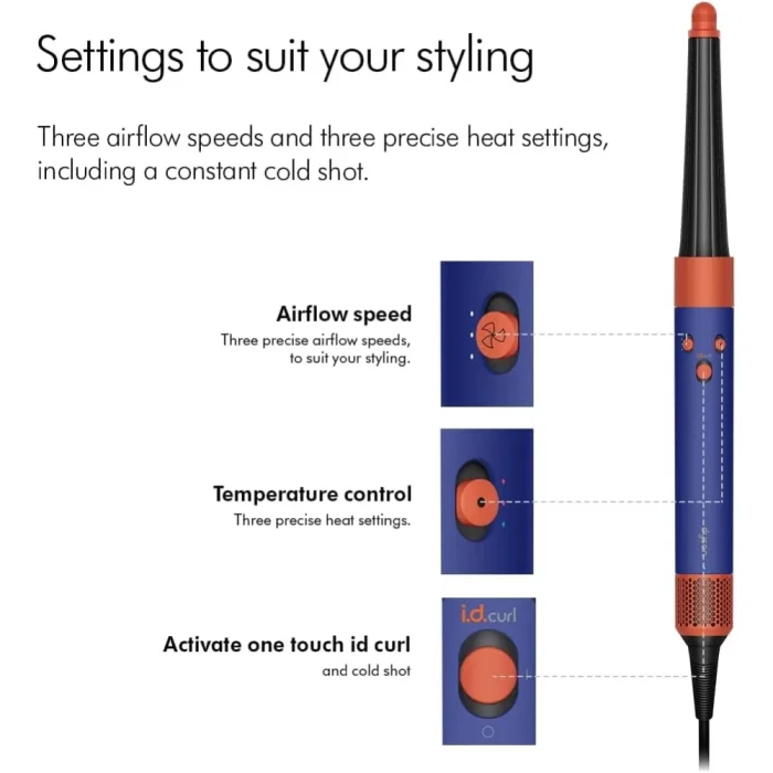 Dyson Airwrap I.D. Straight+Wavy Vinca Blue/Topaz - Image 2