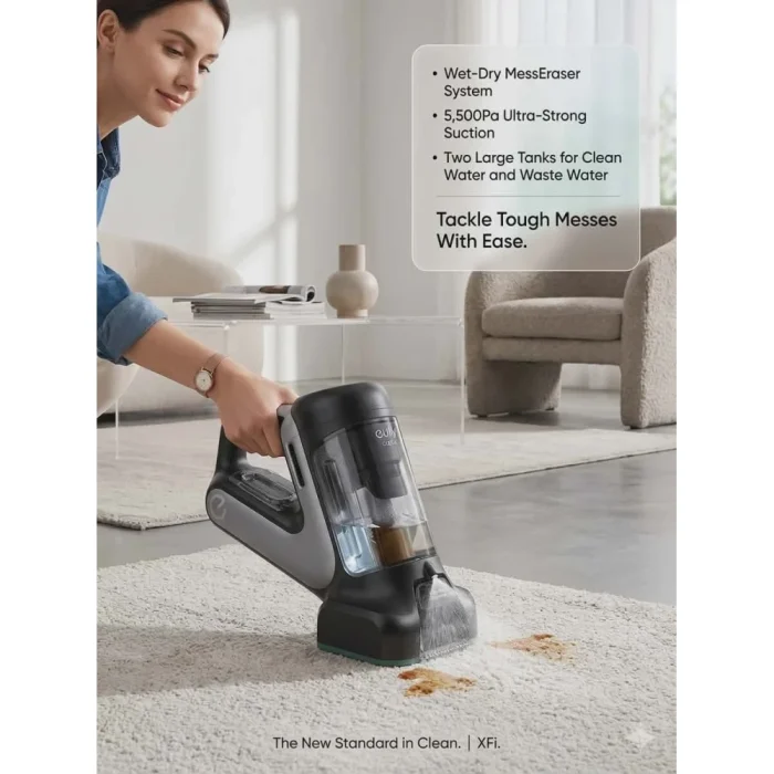 eufy Clean XFi (T2530) Portable Carpet & Upholstery Cleaner - Image 2