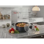 SAZON 3COOKING POT 32cm Width 12cm Length 9.5L