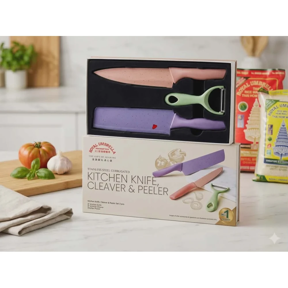 image Kitchen Knife Cleaver & Peeler - Image 1