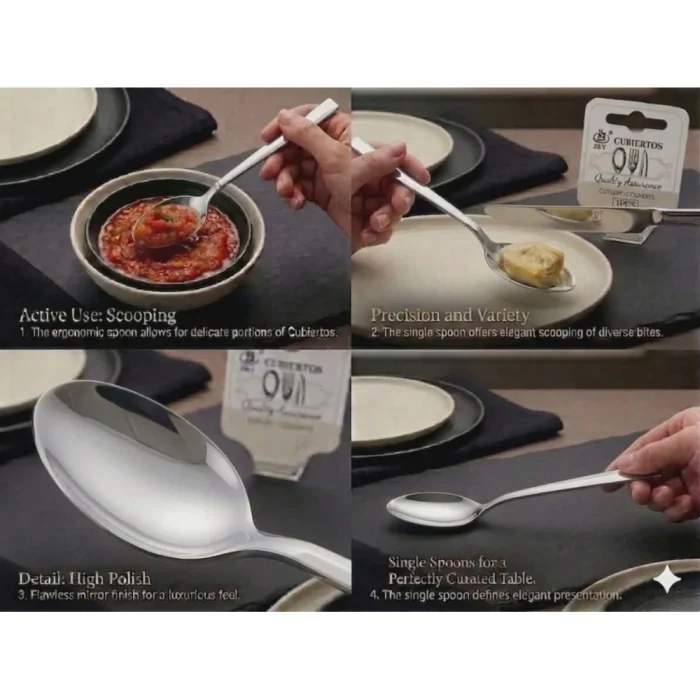 CUBIERTOS SERVING SPOON Z-618 - Image 2