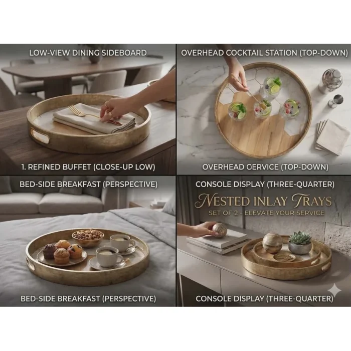 LUXE HONEY COMB DESIGN TRAY - Image 2