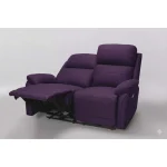 Vidaxl Two Seater Recliner PURPLE FABRIC (SKU-324096)