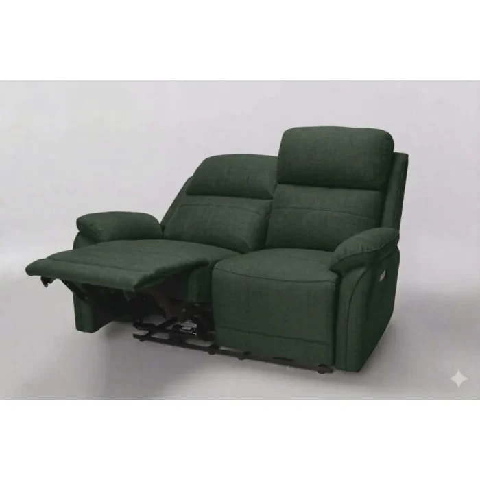 Vidaxl Two Seater Recliner GREEN FABRIC (SKU-324095) - Image 2