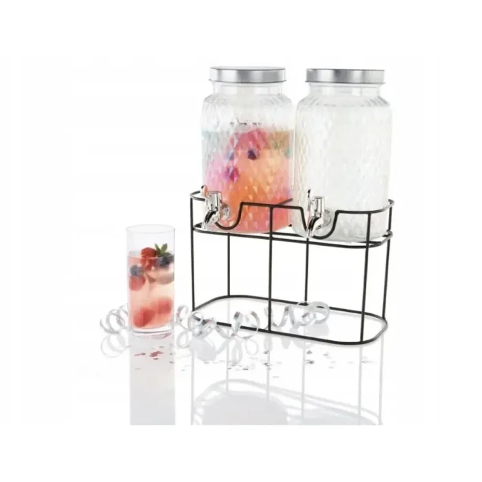 ERNESTO 2 GLASS WATER DISPENSER WITH A MODERN STAND - Image 4
