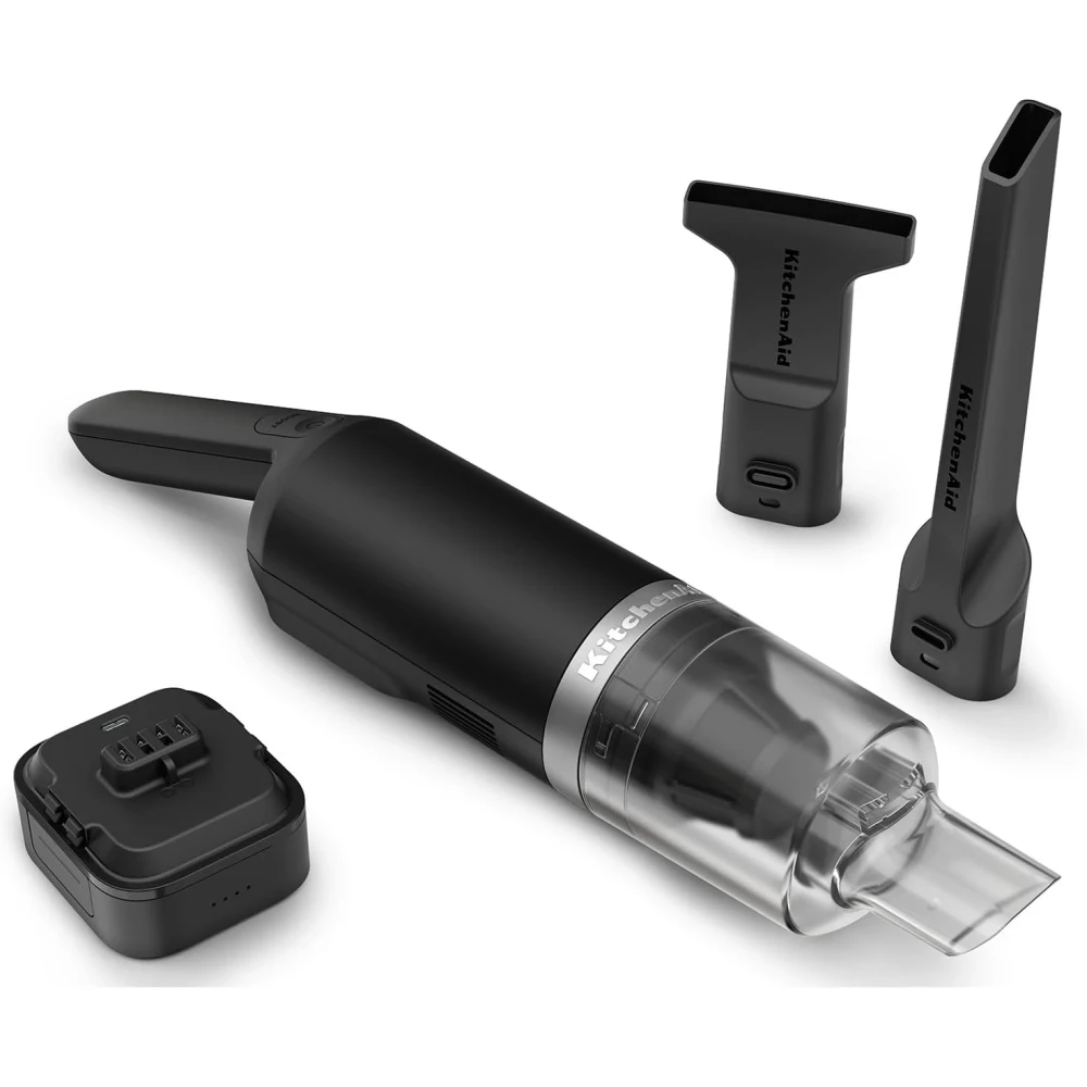 image KitchenAid 5KKVR121BM, Cordless Handheld Vacuum with Battery GO-5KKVR121BM, Black Matte - Image 1