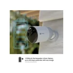 EZVIZ BC1 Add on 2MP Supplementary Battery Camera For BC1 Kit, Only Works With The Base Station, White - Image 2