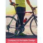 BLACK+DECKER Sports Blender/Smoothie Maker, 6-Piece Set with 500ml & 300ml BPA-Free Sports Bottles, 21,500 RPM Turbo Speed, Stainless Steel Blades for Ice & Frozen Fruits, 500 ml 300 W - Image 2