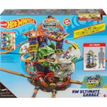 Hot Wheels City Robo T-Rex Ultimate Garage Multi-level multi-play mode Park 100 plus 1:64 scale cars - Image 7