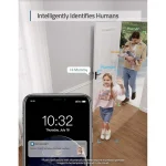 eufy Security Indoor Cam E220, Camera for home Security, Pan & Tilt, Dog/Pet Camera, 2K Wi-Fi Plug-in, Motion Tracking, Motion Only Alerts, Night Vision, HomeBase 3 Compatible, Voice Assistant Support - Image 4