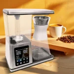 LePresso Crystal Brew Drip Tea & Drip Coffee Maker Machine, 1400W, Smart Digital Control, 1.2L Capacity, Keep-Warm Base, Brewing Up to 8 Cups, Best Tea & Coffee Brewer for Home & Office – Silver - Image 3