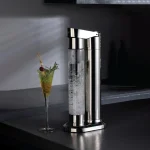 LePresso Sparkling Water Maker, Slow-Fast Releasing System Sparkling Soda Machine, Homemade Soda Maker with Dual 350mL and 500mL Bottle, 1L Capacity Compatible with CO2 Capsule - Silver - Image 7