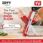 Zippy Slicer Mandoline Slicer, Julienne, Choper And Dicer For Vegetables - Image 2