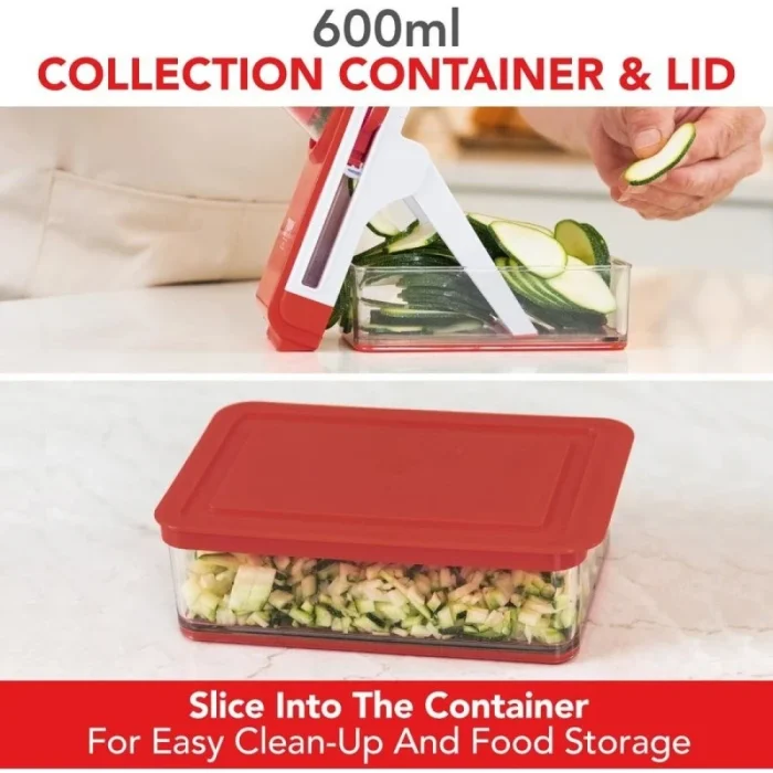 Zippy Slicer Mandoline Slicer, Julienne, Choper And Dicer For Vegetables - Image 6