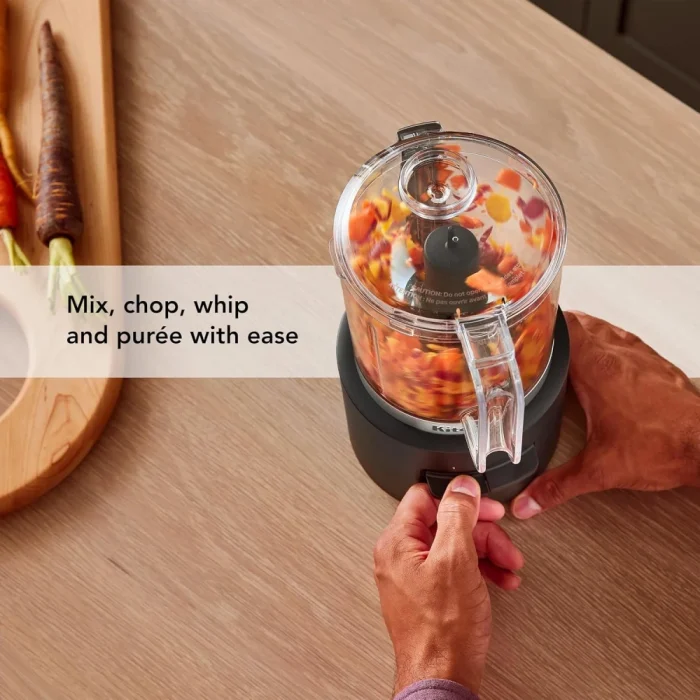 KitchenAid Go™ Cordless Food Chopper - battery INCLUDED, KFCR500, Black Matte - Image 5