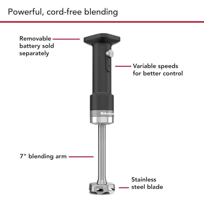 KitchenAid Go™ Cordless Hand Blender - battery sold separately, KHBRV00 - Image 3