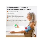 Track Smart Upper Arm Blood Pressure Monitor with Wide Range Cuff Standard To Large Adult Arms, Bluetooth Compatible for iOS & Android Devices - Image 2
